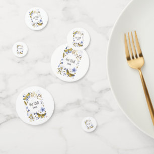Obtenez Bien Bientôt Blues Table Confetti