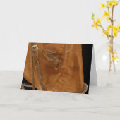 Obtenez bien bientôt ! Carte de cheval (Fleur jaune)