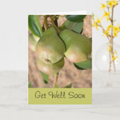 Obtenez bien bientôt Carte de voeux avec conceptio (Fleur jaune)