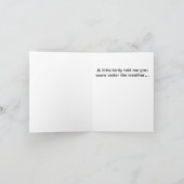 Obtenez bien bientôt - Carte Peacock (Intérieur)