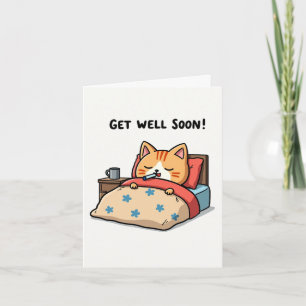 Obtenez Bien Froid Grippe Malade Mignonne Carte Dr