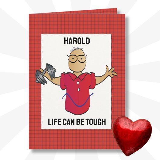 Obtenez bien Restez forte carte pour lui