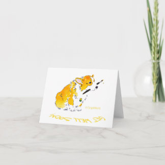 Obtenez bientôt à corgi bon la carte