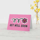 Obtenez bientôt de la carte avec une jolie fleur r (Fleur jaune)