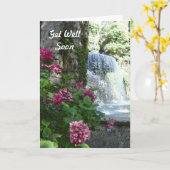 Obtenez bientôt la carte bonne de cascade (Fleur jaune)