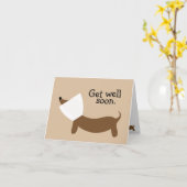 Obtenez bientôt la carte Dachshund (Fleur jaune)