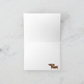 Obtenez bientôt la carte Dachshund (Intérieur)