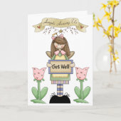 Obtenez la carte bonne d'ange par nandou Ford de (Fleur jaune)