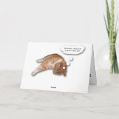 Obtenez la carte bonne de chat (Dos)