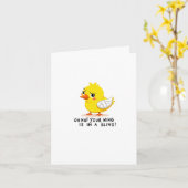 Obtenez La Carte De Bien Bientôt Pour Brochure Car (Fleur jaune)