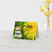 Obtenez la carte de note bonne de blanc de photo (Fleur jaune)