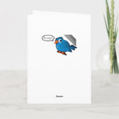 OBTENEZ LE PUITS BIENTÔT, CARTE DE VOEUX D'OURS DE (Dos)