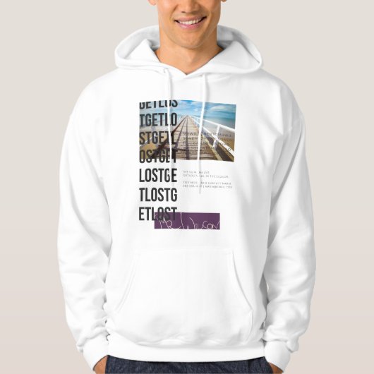 Obtenez le sweat - shirt à capuche perdu (Devant)
