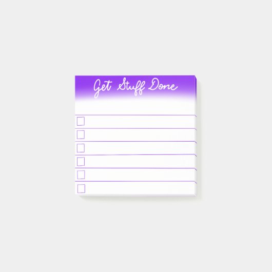 "Obtenez" les notes de post-it faites par (Devant)