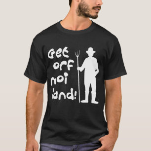 Obtenez outre de mon T-shirts de ferme de festival