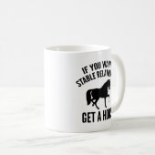 Obtenez Un Cheval Café Mug (Devant droit)
