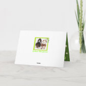 Obtenez une carte de bien avec Basset Hound Poses  (Dos)
