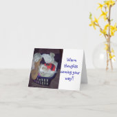 Obtenez une carte de bien pour les chiens (Fleur jaune)