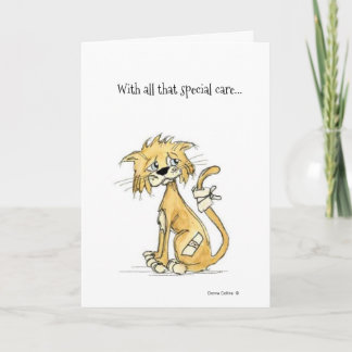 Obtenez une carte de chat
