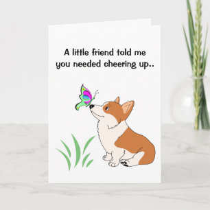 Obtenez une carte de voeux Welsh Corgi