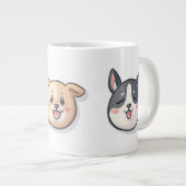 Obtenez une mignonne tasse de chiot pour pas cher (Devant droit)