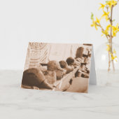 Obtenez vos canards dans une rangée - Carte de voe (Fleur jaune)