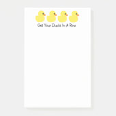 "Obtenez vos canards des notes de post-it dans (Devant)