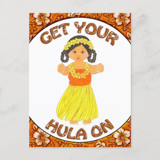 Obtenez Votre Carte Postale Hula On Invitation