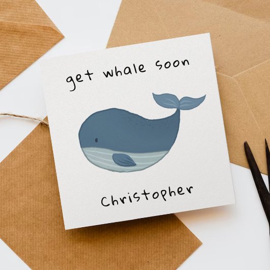 Obtenir Carte Whale Bientôt Carte Cute Whale