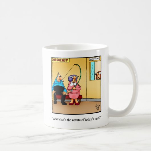Obtenir de bonnes Humours Mug "Pêche" (Droite)
