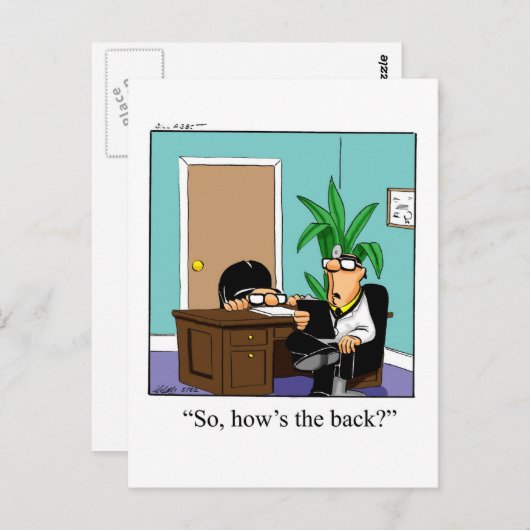 Obtenir de bons Humours Carte Postale "Spectickles (Devant / Derrière)