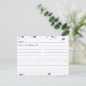 Obtenir des cartes de recette vierges (Debout devant)