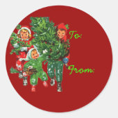 Obtenir des étiquettes cadeaux d'arbre de Noël (Devant)