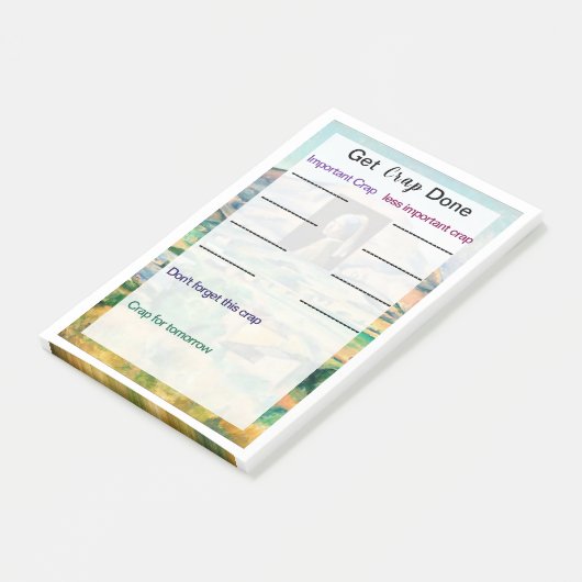 Obtenir des notes post-it terminées (Incliné)