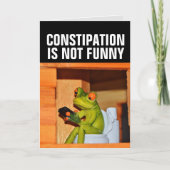 OBTENIR LA CARTE D'ANNIVERSAIRE DE LA CONSTIPATION (Devant)