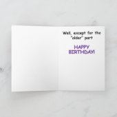 Obtenir la carte d'anniversaire plus ancienne (Intérieur)