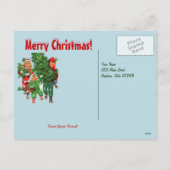 Obtenir La Carte Postale De L'Arbre De Noël (Dos)