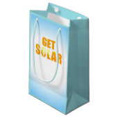 Obtenir le logo solaire écoécologique Sac cadeau é (Devant Angle)