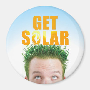 Obtenir le logo solaire Magnet d'énergie écologiqu