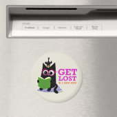 Obtenir perdu dans un bon livre - Rond Magnet (In Situ (Lave-vaisselle))