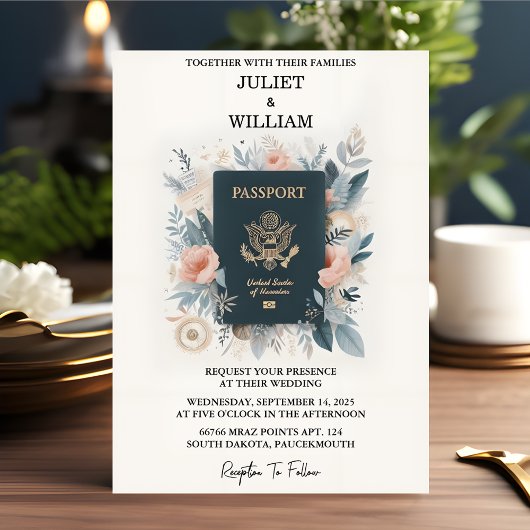 Obtenir un billet d'avion Mariage de carte d'embar
