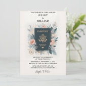 Obtenir un billet d'avion Mariage de carte d'embar (Debout devant)