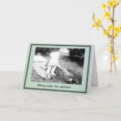 Obtenir une carte amusante (Fleur jaune)