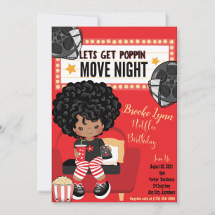 Obtenons-le Poppin Birthday Invitation Card