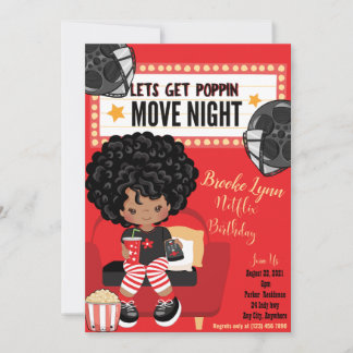 Obtenons-le Poppin Birthday Invitation Card