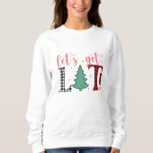 Obtenons le Sweatshirt de Noël Lit (Devant)