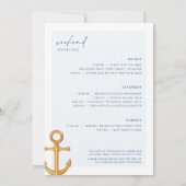 Obtenons Nauti Nautical Bachelorette Invitation (Dos)