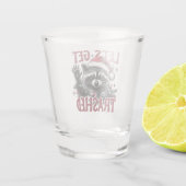 Obtenons Tracé Noël Raccoon Shot Verre (Dos)