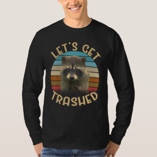 Obtenons Trashed Raccoon Tshirt mignonne Racoon Am