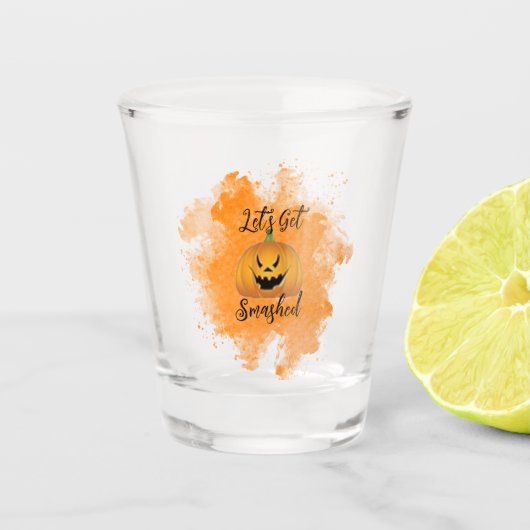 Obtenons un ensemble de verre d'Halloween brisé (Devant)
